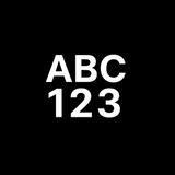 Kun je een vierkante afbeelding genereren voor Shopify. In de afbeelding moet een witte achtergrond zijn, uitgesneden letters ABC en daaronder moeten uitgesneden cijfers 123 staan.
ABC en 123 moeten dezelfde grootte en breedte hebben.