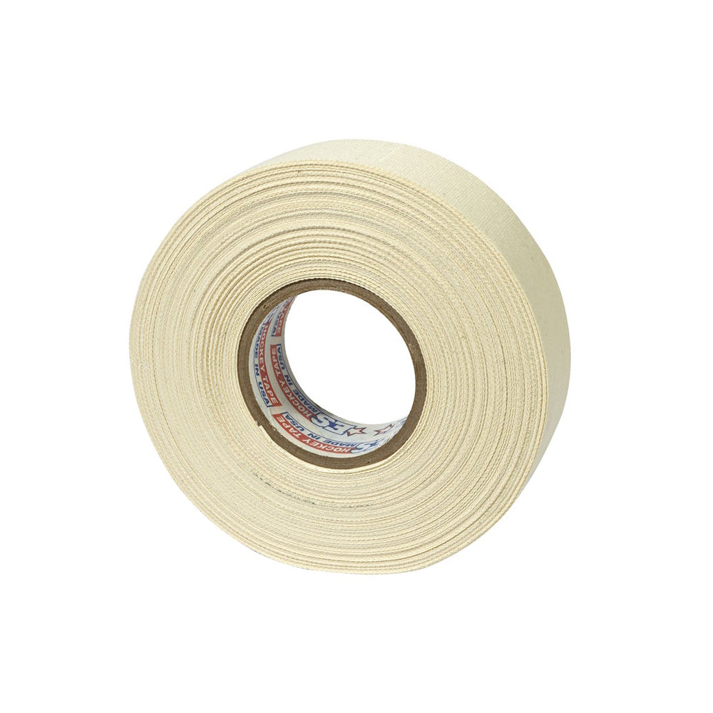 ES Hockey Ruban en tissu pour hockey – Blanc / Noir, Fin / Large