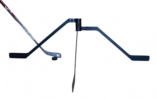 Pro Attack Triangel Hockey – Outil d'entraînement pour le contrôle du palet et les tirs masqués