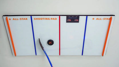 Plaque De Tir Digital Hockey Mini – Entraînement Interactif Pour Le Contrôle Du Puck Et Le Timing