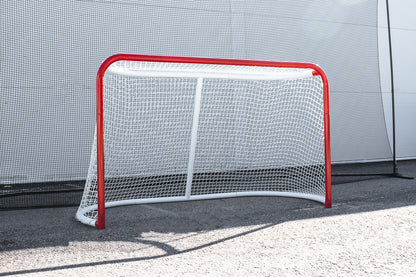 UNITE Skyddsnät Hockey – Komplett backstop med ram, stolpar & nät