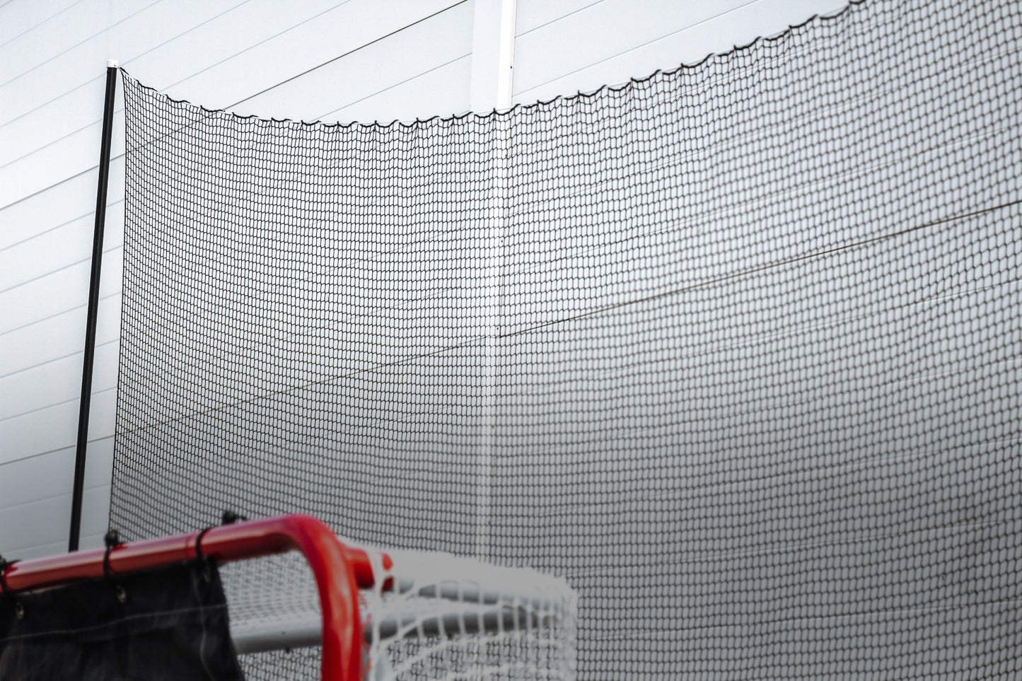 UNITE Skyddsnät Hockey – Komplett backstop med ram, stolpar & nät